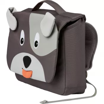 Zaino scuola cane (grigio)
