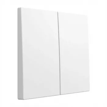 Bilanciere interruttore GIRA System 55 2 posti, modello 329503, bianco puro