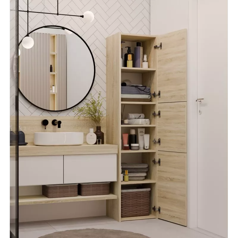 Topeshop S43 SONOMA armadietto bagno rovere
