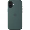 Apple iPhone 16 Plus Custodia in silicone compatibile MagSafe – Verde oceano