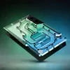 Waterblock GPU ek water blocks EK-Quantum Vector³ FE RTX 5090 — top in acrilico
