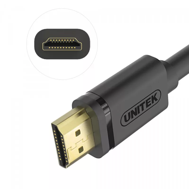Cavo HDMI UNITEK Y-C137M 1,5 m HDMI tipo A (standard) nero
