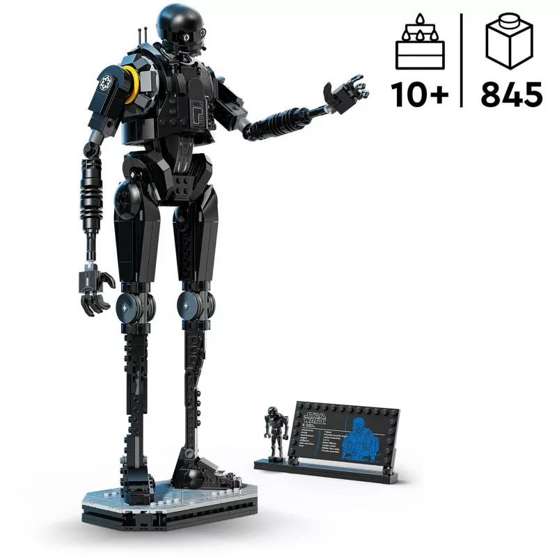 Figura da costruire LEGO Star Wars droide di sicurezza K-2SO 75434 — 845 pezzi, altezza 410 mm, età 10+