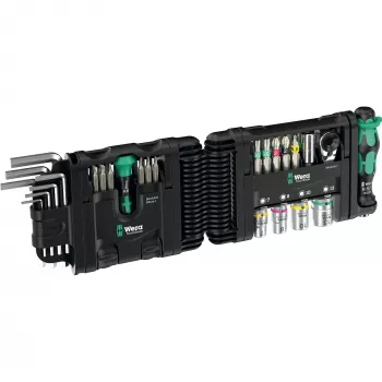 Set di utensili Wera Tool-Check Modular Set 1 – set da officina modulare da 50 pezzi, punte e bussole assortite