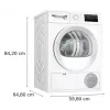 Asciugatrice Bosch WTH86200PL 8 kg capacità pompa di calore