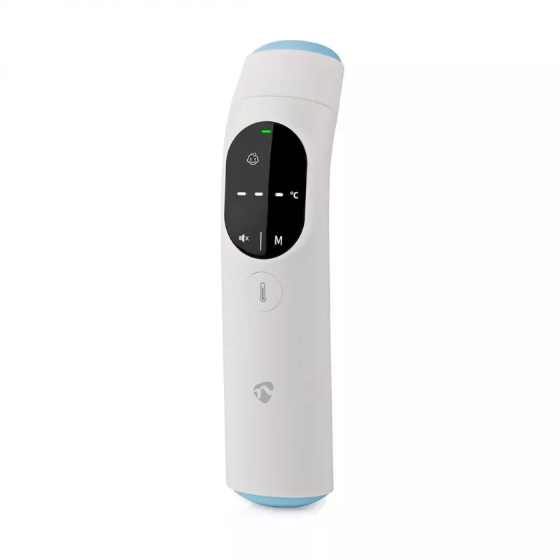 Nedis BTHTIR10WT termometro digitale per il corpo con sonda a distanza bianco orecchio, fronte sensore
