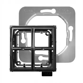 Set interruttore/pulsante Gira System 55 IP44 modello 325400 per montaggio incassato, resistente alle intemperie