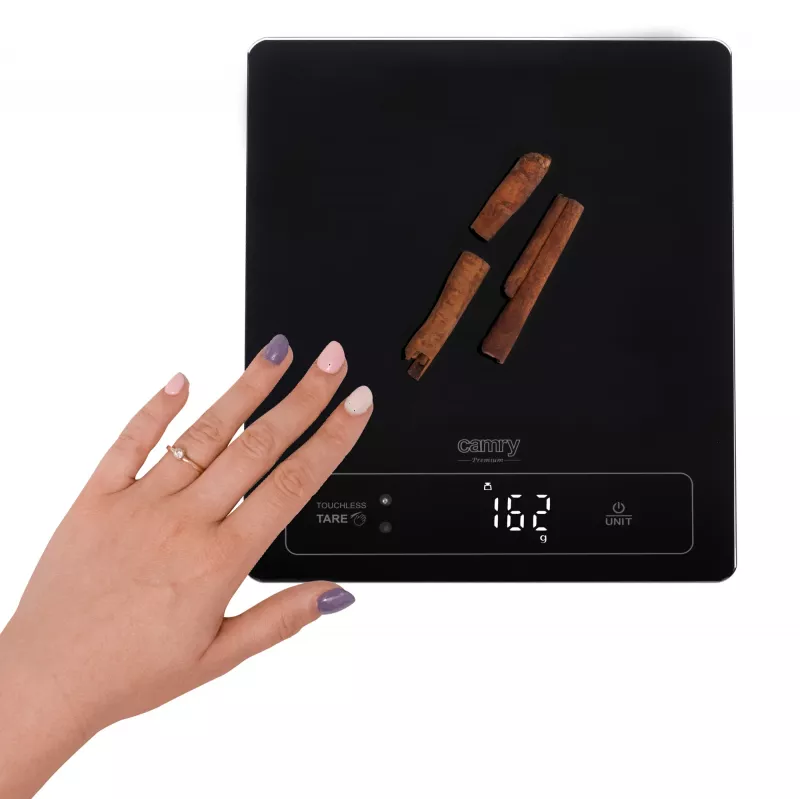 Bilancia da cucina Camry CR 3175 peso massimo 15 kg divisione 1 g display LED nero