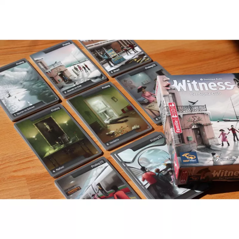 Deep Print Games: Witness - Il Club Sigma, gioco di enigmistica
