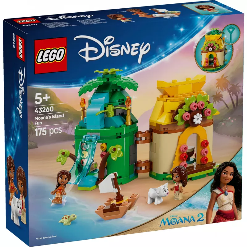LEGO DISNEY 43260 Il divertimento sull'isola di Moana