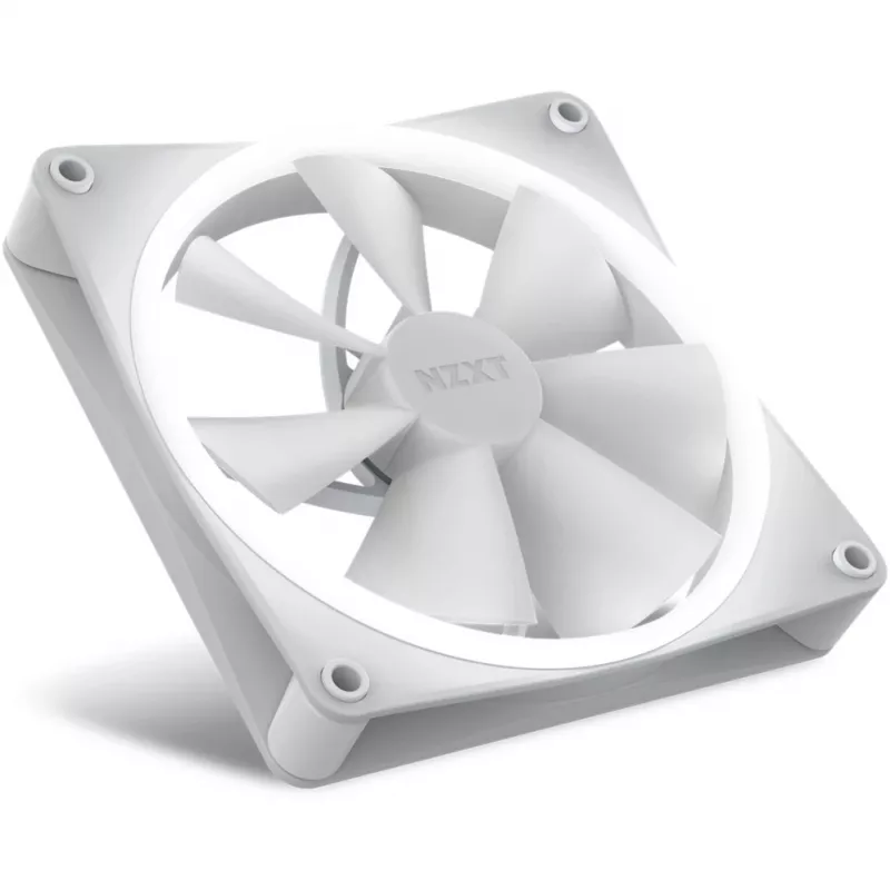 NZXT F140 RGB 140mm ventola singola bianco