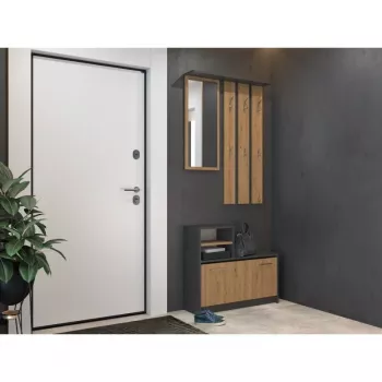 Armadio guardaroba top e shop GAR ANT/ART con 1 anta battente, 850×240×1600 mm