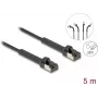 Cavo di rete DeLOCK RJ45 sottile Cat.6A U/FTP 5 m nero