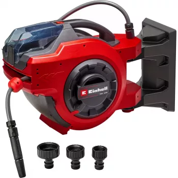 Avvolgimanghiera da parete Einhell GE-HR 18/30 Li-Solo Automatic 30m tubo