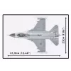 Kit di costruzione Cobi F-16AM Fighting Falcon, 495 pezzi, modello in scala