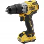 Trapano DeWALT DCD706D2-QW, 1500 giri/min, mandrino autoserrante, 1,1 kg