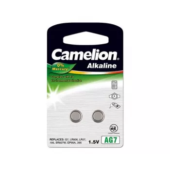 Camelion | AG7/LR57/LR926/395 | pila a bottone alcalina | 2 pz.