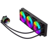 Gamemax | Dissipatore a liquido per CPU | ICEBURG 360 INFINITY | nero