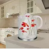 Bollitore Feel-Maestro MR-066-RED FLOWERS 1,5 L 1200 W rosso, bianco