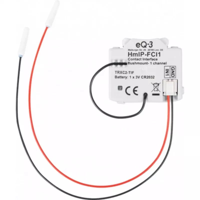 Homematic IP 153489A0 trasmettitore radio smart home, a batteria, montaggio a parete, RF Wireless