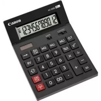 Canon WS-1210T calcolatrice da tavolo display nero