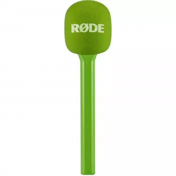 Microfono da intervista a mano Rode Interview GO — microfono cablato compatto, verde
