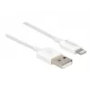 Cavo USB dati e ricarica DeLOCK 83000 per iPhone iPad iPod bianco 1 m