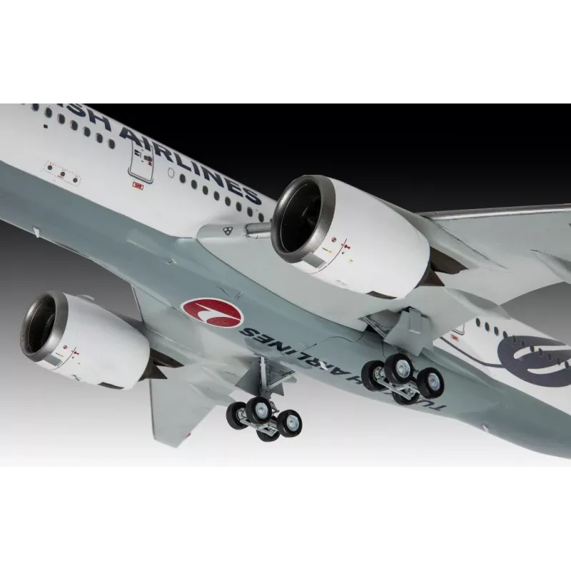 Modellino aereo in plastica REVELL Airbus A350-900 Turkish Airlines scala 1/144