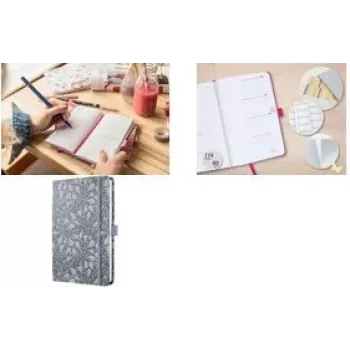Agenda settimanale A5 Sigel Agenda Beauty 2026 J6361 — formato A5, layout settimanale