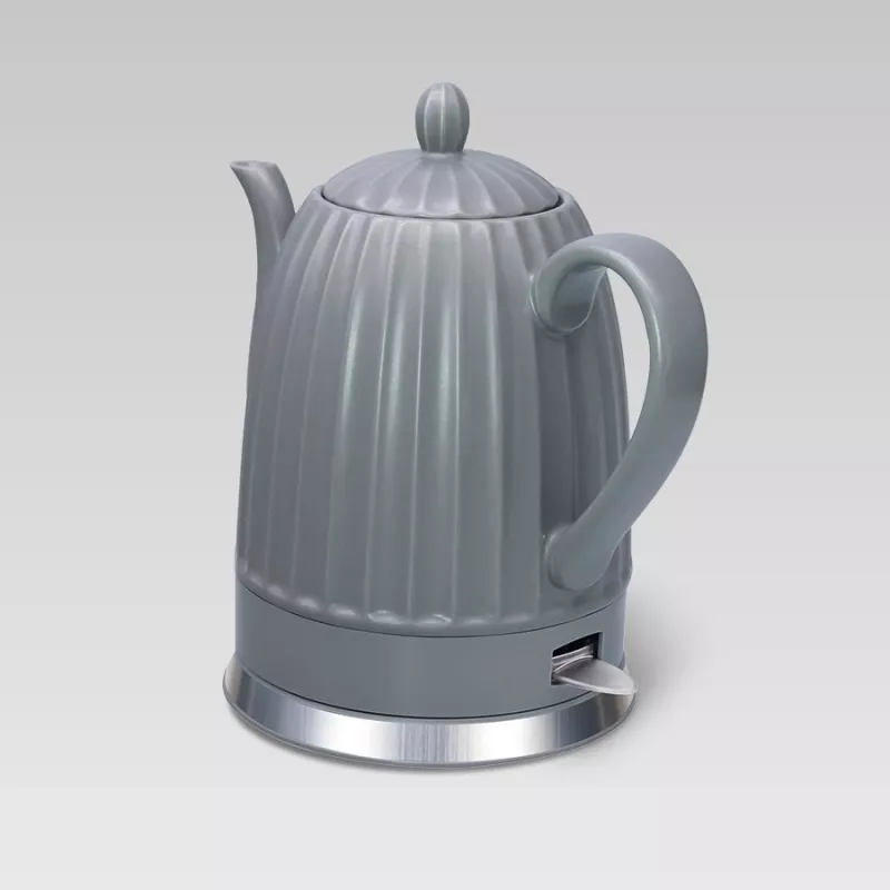 Bollitore Maestro MR-077, 1,5 L, 1500 W, corpo in ceramica, grigio
