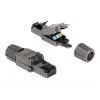 Cavo di rete DeLOCK connettore maschio RJ45 Cat.8.1 STP senza attrezzi nero