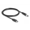 Cavo di alimentazione USB Type-C DeLOCK 1 m 5,5 x 2,1 mm connettore maschio 5 V 1,5 A