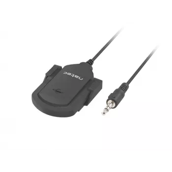 Microfono a spilla NATEC NMI-1352, con filo 3,5 mm, sensibilità -58 dB, 50–16000 Hz, cavo 1,8 m, 20 g