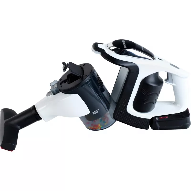 Theo Klein Bosch Unlimited aspirapolvere nero con funzione Vortex e bocchette per bambini da 3 anni