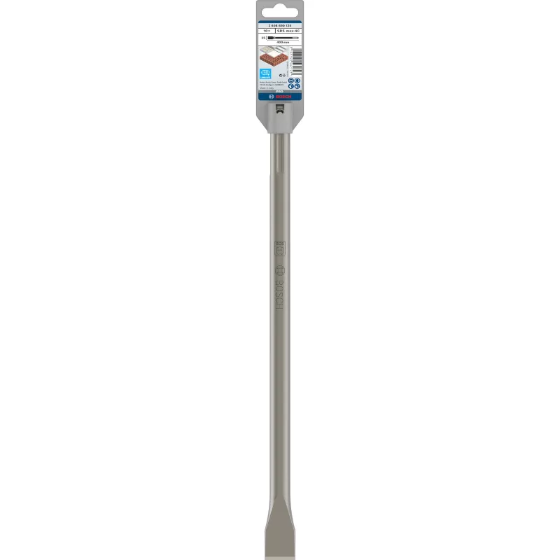 Accessorio scalpello martello perforatore Bosch SDS max scalpello piatto 400 mm 10 pz