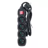 Prolunga elettrica ESPERANZA ELK212K — cavo 1,5 m, 4 prese tipo E, interno, nero
