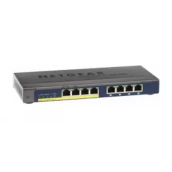 NETGEAR GS108PP switch non gestito Gigabit Ethernet (10/100/1000) Power over Ethernet (PoE) nero
