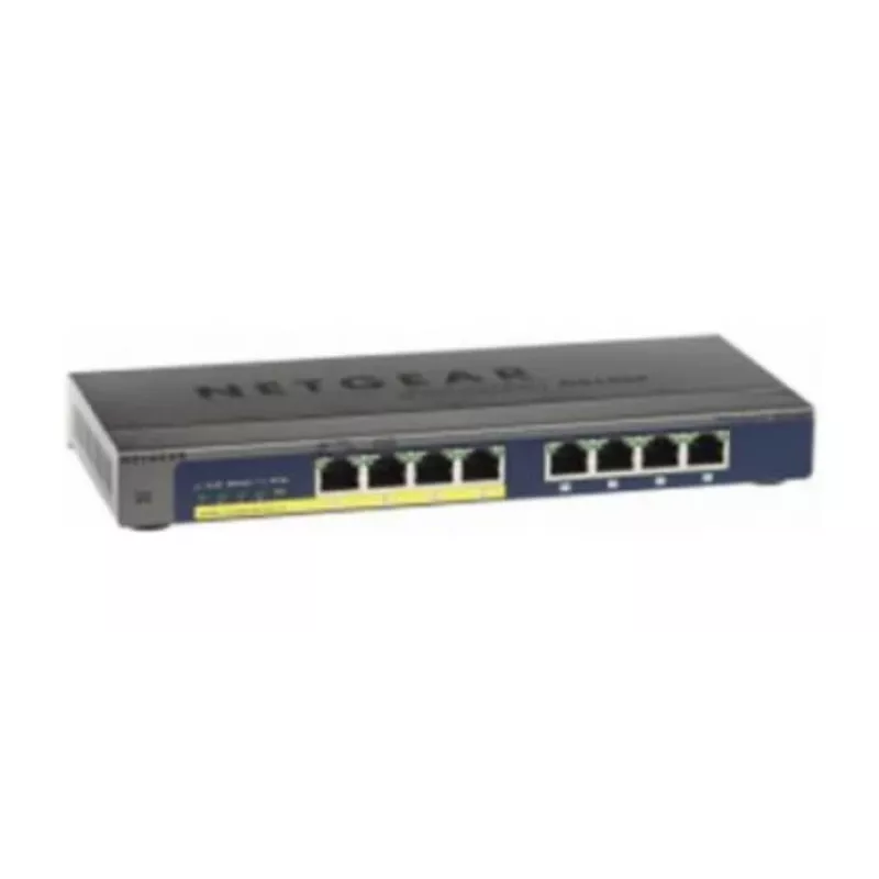 NETGEAR GS108PP switch non gestito Gigabit Ethernet (10/100/1000) Power over Ethernet (PoE) nero