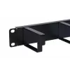 Pannello di gestione cavi Extralink organizzatore cavi 1U nero