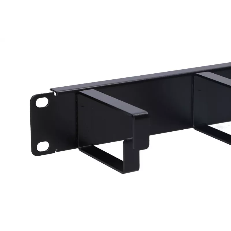 Pannello di gestione cavi Extralink organizzatore cavi 1U nero