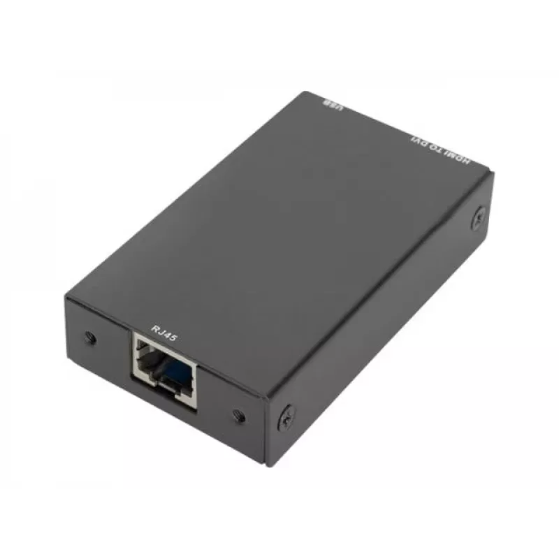 Digitus dongle DVI per console KVM modulari RJ45 su DVI nero 1080p