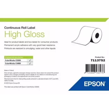 Rotolo di etichette continue lucide Epson 51 mm × 33 m (modello 7113752)