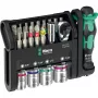 Wera Tool-Check Modular Imperial mini cricchetto, set di bussole e punte, 21 pezzi (05049001001)