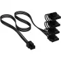 Cavo Corsair PATA Power Individ. Sleeved nero