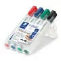 Pennarello Staedtler 351 B punta a scalpello nero blu verde rosso