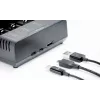 Caricabatterie Gembird BC-USB-02 USB litio-ioni NiCd NiMH