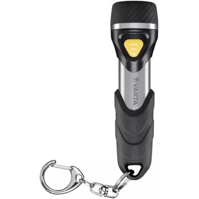 Varta Day Light Key Chain Light - portachiavi con luce - alluminio - nero - ABS sintetico - alluminio - gomma - LED - 1 lampada - 12 lm