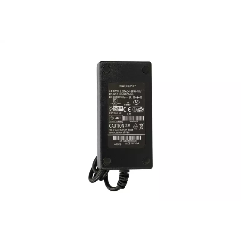 Alimentatore Extralink 48V 96W 2A, connettore jack 5,5/2,1 mm