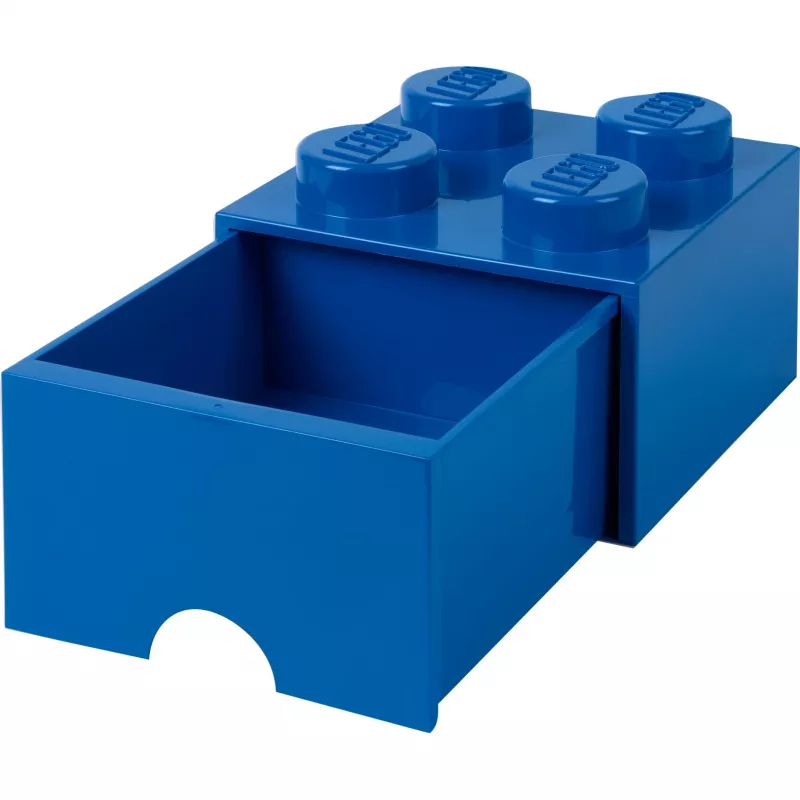LEGO Brick Drawer 4 Blue, scatola contenitore blu