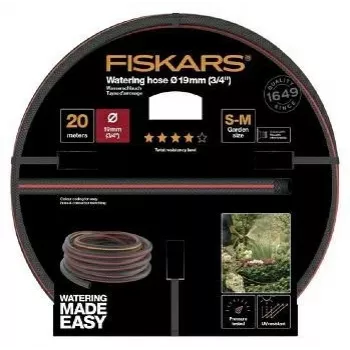 Tubo da giardino Fiskars Q4 3/4 pollice 20 m, durevole 19 mm diametro interno